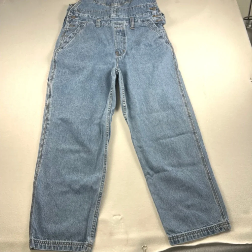 Vintage Unionbay Denim Overalls Mens Small Light Wash 90s Bib‎ Workwear